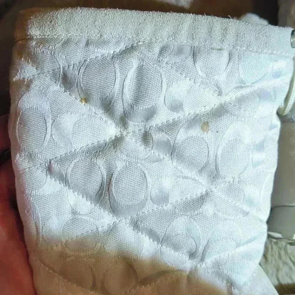 Coach Women's White Boots, size 7.5 - Picture 2 of 11